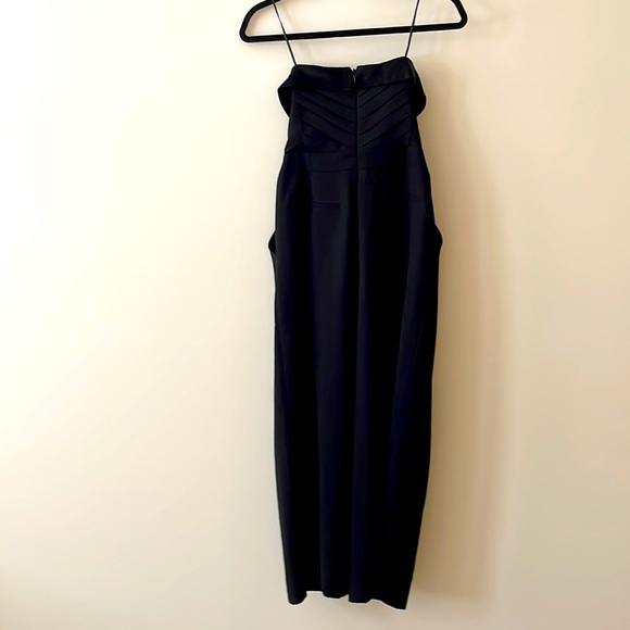 Greylin for Anthropologie black strapless jumpsuit with pockets Size S - Picture 10 of 12